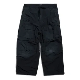 Pantalon cargo large « Noir » 803458TQM101000