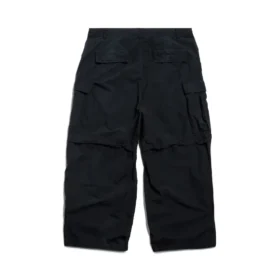 Pantalon cargo large « Noir » 803458TQM101000