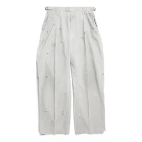 Pantalon cargo minimaliste « Light Grey » 746509TKP271400