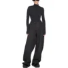 Pantalon cargo minimaliste « Noir » 746509TKP271000