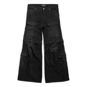 Pantalon cargo évasé « Noir » 783694TNW111672