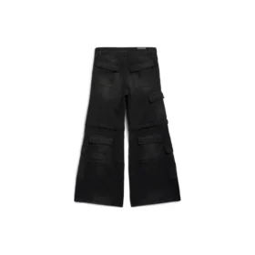 Pantalon cargo évasé « Noir » 783694TNW111672