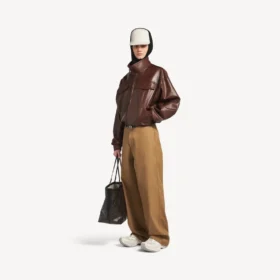 Pantalon chino homme taille L, couleur camel