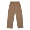 Pantalon de jogging en coton avec logo brodé « Brown » 674594TMVF57761