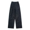 Pantalon de pyjama BB Monogram « Noir Gris » 658883TML361269