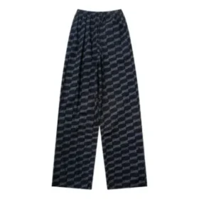 Pantalon de pyjama BB Monogram « Noir Gris » 658883TML361269