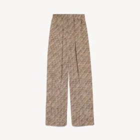 Pantalon de pyjama Monogram pour femme, beige/noir