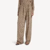 Pantalon de pyjama Monogram pour femme, beige/noir Pantalon de pyjama Monogram pour femme, beige/noir