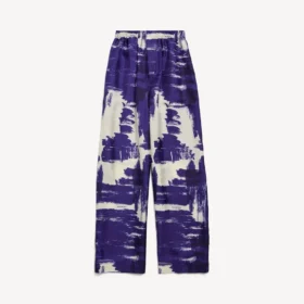 Pantalon de pyjama pour femme « Paintbrush » bleu