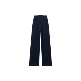 Pantalon de sport à jambes larges avec bandeau au logo B « Noir » 675346TLVA11070
