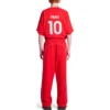 Pantalon de survêtement ample de football « Rouge Blanc » 777708TPVW36643