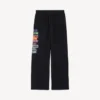 Pantalon de survêtement ample pour homme « Bumper Stickers » en noir Pantalon de survêtement ample pour homme « Bumper Stickers » en noir