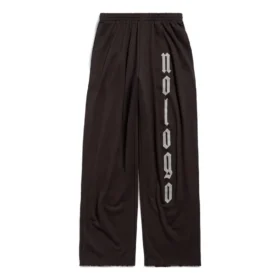 Pantalon de survêtement ample sans logo « Noir Gris » 787357TQVK71055