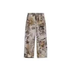 Pantalon de survêtement ample Skater Graffiti « Heather Grey » 740028TOVA81300
