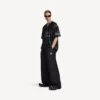 Pantalon de survêtement de football 3B pour homme, noir