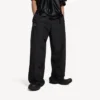 Pantalon de survêtement de football 3B pour homme, noir