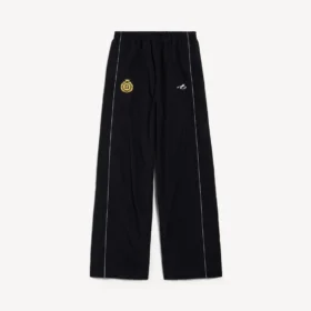 Pantalon de survêtement de football pour homme, noir