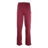 Pantalon de survêtement à empiècements brodés « Burgundy White » 601609TGV046260
