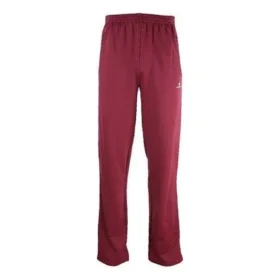 Pantalon de survêtement à empiècements brodés « Burgundy White » 601609TGV046260