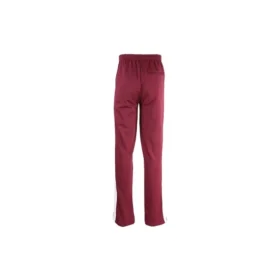 Pantalon de survêtement à empiècements brodés « Burgundy White » 601609TGV046260