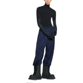 Pantalon de survêtement à entrejambe tombant « Navy » 725470TNV074100