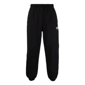 Pantalon de survêtement « Paris Logo » à genoux étirés « Black White » 675244TLVL81070
