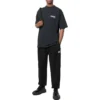Pantalon de survêtement « Paris Logo » à genoux étirés « Black White » 675244TLVL81070
