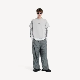 Pantalon de survêtement pour homme, gris éléphant