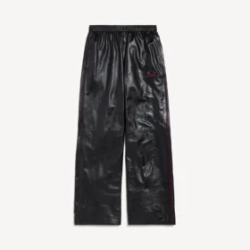 Pantalon de survêtement pour homme noir/bordeaux