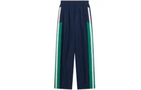 Pantalon de survêtement Sporty B « Bleu foncé Vert Blanc » 675491TKO484063