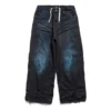 Pantalon à double genou « Dark Blue » 809444TRW587150