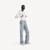 Pantalon droit de ville pour femme, bleu clair Pantalon droit de ville pour femme, bleu clair
