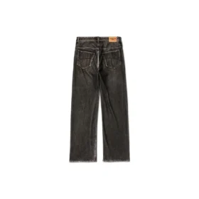 Pantalon en Denim effet trompe-l&rsquo;œil « Black » 751503TOL991000