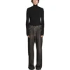 Pantalon en Denim effet trompe-l&rsquo;œil « Black » 751503TOL991000