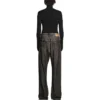 Pantalon en Denim effet trompe-l&rsquo;œil « Black » 751503TOL991000