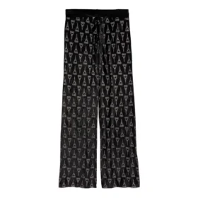Pantalon élastique Paris « Black » 806204TRVJ11000