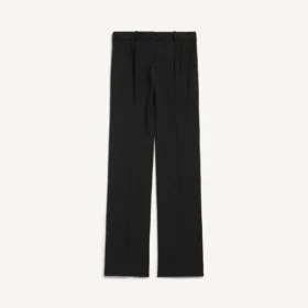 Pantalon slim ajusté pour femme, noir