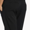 Pantalon slim ajusté pour femme, noir