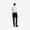 Pantalon slim ajusté pour homme, noir