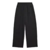 Pantalon à taille élastique et coupe droite « Black » 743903TNT391000