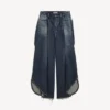 Pantalon tulipe pour femme, couleur « dark ocean » Pantalon tulipe pour femme, couleur « dark ocean »