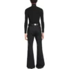 Pantalon évasé ajusté, coupe classique « Noir » 704709TLT171000