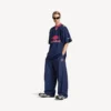 Pantalons de survêtement de football 3b pour homme, nouveau bleu marine foncé Pantalons de survêtement de football 3b pour homme, nouveau bleu marine foncé