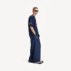 Pantalons de survêtement de football 3b pour homme, nouveau bleu marine foncé Pantalons de survêtement de football 3b pour homme, nouveau bleu marine foncé