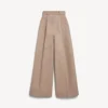 Pantalons taille haute pour femme, couleur dune Pantalons taille haute pour femme, couleur dune