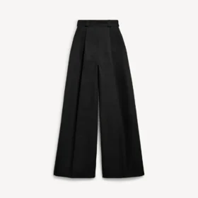 Pantalons taille haute pour femme, noir