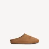 Pantoufles Alaska pour femme, couleur beige