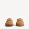 Pantoufles Alaska pour femme, couleur beige