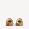 Pantoufles Alaska pour femme, couleur beige
