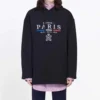 Paris Flag Velvet Unisexe Noir 594576TGV491000